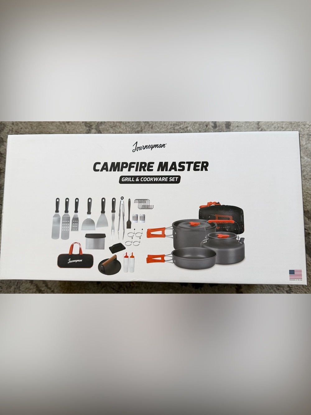 Journeyman Campfire Master Grill & Cookware Set